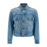 Slidt Denim Boxy Cut Jakke