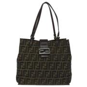 Pre-owned Canvas fendi-tasker