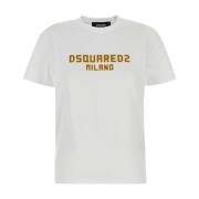 Klassisk Hvid Bomulds T-Shirt