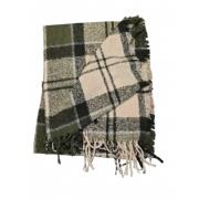 Tartan Boucle Grøn Tørklæde Unisex