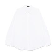 Hvid Button-Up Skjorte