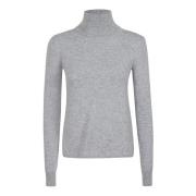 Kashmir Turtleneck Sweater i Alabaster