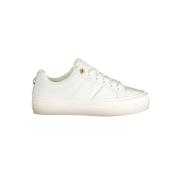 Hvid Polyester Sneaker