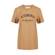 Almindelig pasform T-shirt i bomuld jersey