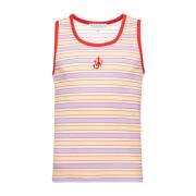 Pink Stribet Tank Top