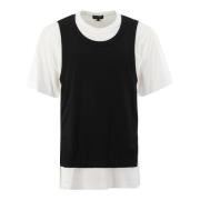 Kontrast Front Tank Top T-shirt