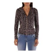 Leopard Print Hoodie - Casual & Chic