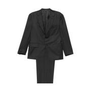 Slate Grey Wool Blazer Suit