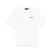 Grafisk Print Bomuld T-shirt