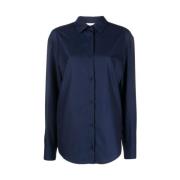 Navy Blue Uldskjorte