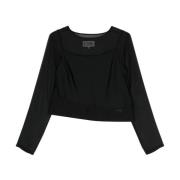 Sort Sweater Langærmet Top