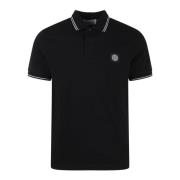 Logo Polo Shirt med Kontrastkanter