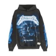 Oversized Hoodie med Metallica Print