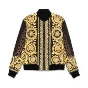 Barocco Animal Print Bomber Jakke