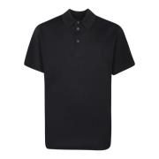 4G logo sort poloshirt