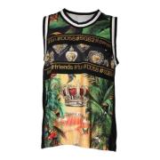 Tropisk Print Ærmeløs Tank Top