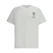 Monogram Print Bomuld T-shirt