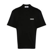 Sort Bomuld Logo T-shirt