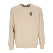 Broderet Letvægts Crewneck Sweatshirt