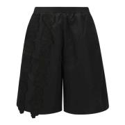 Elegant Taffeta Shorts med Elastik