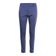 Blå Indigo Chino Bukser Stilfuld Model