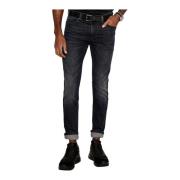 Mørk Denim Slim Stretch Jeans