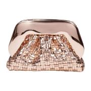 Vegansk Rose Guld Clutch Taske