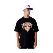 Sort Knicks NBA Logo T-shirt