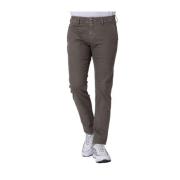 Slim Fit Taupe Peach Skin Pants