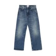 Indigo Blue Klassiske Fem-Lomme Jeans