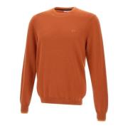 Rust Crew Neck Sweater med Logo