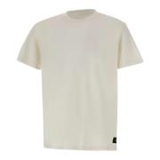 Hvid Bomulds T-shirt Sartoriale Linje