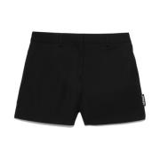 Sort Bomuld Bermuda Shorts