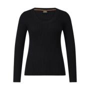 Ribstrik Pullover Elegant Look