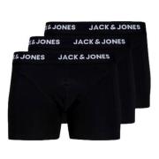 3-Pack Sorte Boxershorts Bomuldsblanding