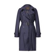 Klassisk Trenchcoat med dobbeltradet design