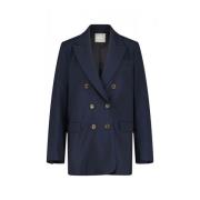 Elegant Uldblazer Klassisk Stil