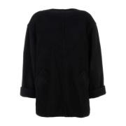 Oversize Sort Uldblanding Sweater