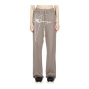 Logo Broderede Bomuld Track Pants