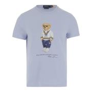 Bomuld Polo Bear T-shirt Lyseblå