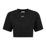 Rib Cropped Tee T-shirts og Polos