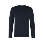 Mørkeblå Stilfuld Sweater