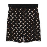 Måne Print Brun Shorts