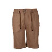 Linnedblandings bermuda shorts