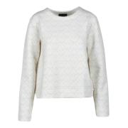 Stilfuld Bomuldsblandet Sweatshirt