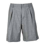 Uldblandet Bermuda Shorts