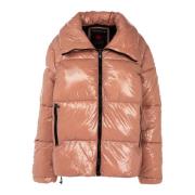 Dame Glanset Puffer Jakke