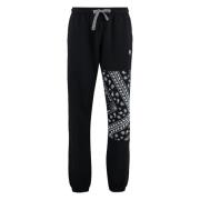 Sweatpants med kontrastprint