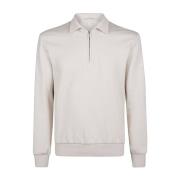 Bomuld Cashmere Silke Polo Skjorte