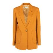 Dame Knappet Blazer Jakke